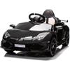 Garvee Lamborghini - Auto elettrica con licenza per bambini, giocattolo da 12 V con telecomando, fari LED, sistema sonoro, sospensione, 2 velocità, per bambini da 3 a 8 anni, colore: nero