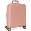 JOUMMA BAGS Pepe Jeans Trolley da Cabina Abs 55cm. 4 Ruote Highlight Rosa