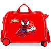 Joumma Bagsg Trolley Go Spidey Cavalcabile Abs 4 Ruote Rosso