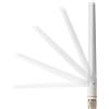 Cisco - Antenna Wi-Fi omnidirezionale dual band Cisco Aironet, 2 dBi (2,4 GHz)/4 dBi (5 GHz), 1 porta, montaggio diretto, connettore RP-TNC, garanzia hardware limitata di 1 anno (AIR-ANT2524DW-RS=)