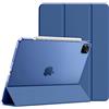 JETech Custodia SOLO per iPad Pro 11 Pollici, Modello 2022/2021/2020/2018, Supporta la Ricarica di Pencil, Cover con Auto Svegliati/Sonno (Navy)