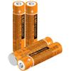 IWANGDO AAA HHR-55AAABU - Batteria compatibile con Panasonic Gigaset HHR-65AAABU HHR-75AAA / B-4 NI-MH, 4 pezzi