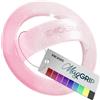 Encased Supporto magnetico per telefono (compatibile con MagSafe), anello per dito in silicone iridescente per iPhone, colore: rosa brillante