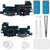 Eonpam Dock ricambi per Samsung Galaxy A31 Connettore di Ricarica Porta Caricatore Port Microfono Audio Jack + Kit di Riparazione Sostituzione