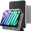 JETech Custodia Magnetica Compatibile con iPad mini (A17 Pro, Modello 2024, 7a Generazione) / mini 6 (Modello 2021, 6a Generazione), Cover Sottile con Auto Svegliati/Sonno (Nero)