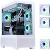 BitFenix Case Senza Alimentatore - Bitfenix Ceto Basic - MiD-Tower - Formato Atx - Bianco
