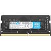 BRAINZAP RAM SO-DIMM PC4-3200AA-SA2-11 1Rx8 3200 MHz 1.2V CL22 - Memoria di memoria per laptop Unbuffered Non-ECC