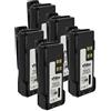 vhbw 5x batteria compatibile con Motorola DP4800, DP4601, DP4600, DP4401, DP4801 radio (3000mAh, 7,4V, Li-Ion) + clip