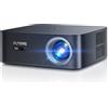 PUTRIMS Proiettore 4K【1200 ANSI/Google TV】Netflix Official Proiettore 4K Smart TV, AI Autofocus/Evita Ostacoli1080P Full HD WiFi6 Bluetooth, controllo vocale, Videoproiettore film soffitto 300 per home