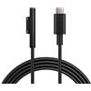 Sisyphy Surface a USB C Cavo di Carica, Compatibile con Microsoft Surface Pro 7/6/5/4/3 Go3/2/1 Laptop4/3/2/1, Richiede un Caricabatterie USB-C da 45W 15V/3A