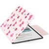 MoKo Custodia Magnetica per Kindle Scribe 11 (3a Generazione) e Kindle Scribe Colorsoft (1a Generazione) - Copertina in PU premium sottile con astuccio penna e Auto Sonno/Sveglia, Fiocco con Ciliegie