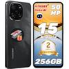 Blackview Color 6 Smartphone 24GB+256GB/2TB TF Doke AI, Android 15, 50MP+13MP, Helio G81 Octa Core Telefono, 6,67 90 Hz, 5000mAh, Cellulare 2025, Telefoni Dual 4G SIM/OTG/Impronta Digitale