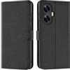 Verco Realme C55 - Custodia a libro per Realme C55 Case [funzione carte/leggio], colore: Nero