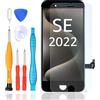 LL TRADER Touch Screen di Ricambio per iPhone SE 2022 3th generazione LCD digitalizzatore con Strumenti di Riparazione Nero