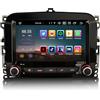 GONFEN 8-Core Android 13 DAB+ Autoradio per Fiat 500L (2012-2017) con Navigatore GPS WiFi Bluetooth 5.0 Supporto senza fili CarPlay Android Auto Canbus 4GB RAM + 64GB ROM 4G 7 Pollici IPS Schermo DSP