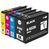 JFGIkLFD Cartuccia d'inchiostro sostitutiva 932XL 933 compatibile con stampante HP6100 6600 6700 7110 7610 7612(932XL 1SET)