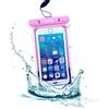 AXELENS Custodia Impermeabile per Smartphone fino a 6,7″ - Cover Waterproof Subacquea Universale Touch con Laccio Collo & Fascia da Braccio - Protezione Totale per Mare, Piscina e Outdoor - Rosa