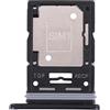 Generico Compatibile con Samsung Galaxy A53 5G SM-A536B A536B Try tray Vassoio alloggio porta scheda Double Dual SIM Card Sim 1 + SLOT SIM 2 o slitta per lettore Memoria Micro Sd (Nero)
