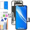 HLYGZX Display per iPhone 11 LCD Schermo di Ricambio FHD Touchscreen 3D Touch Face ID Digitizer Cornice Montaggio, Adesivo Impermeabile, Kit di Riparazione NUOVO