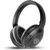 Avantree Aria Aura - Auracast & Bluetooth Cuffie Wireless per TV e Uso Pubblico, Clear Voice e 4 Modalità EQ per Anziani, Batteria 35H, Over-Ear Comode per TV, Chiesa e Museo