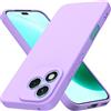 Byvuwiay Cover per Honor 400 Lite, Morbida Silicone Liquida TPU Protettivo Ultra Slim Custodia Antiurto, Custodia Compatibile con Honor 400 Lite - Viola chiaro