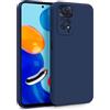 MyGadget Cover per Xiaomi Redmi Note 11 Pro | 11 Pro 5G - Custodia in Silicone Morbido a Doppio Strato - Case con Protezione Fotocamera & Fodera Interna Antigraffio - Blu scuro