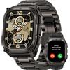 KOSPET TANK M4 Special Edition Smartwatch Uomo,Rugged AMOLED 1,96,GPS con Mappe Offline,Subacqueo 10ATM Freediving,Batteria 50 Giorni,Chiamate Bluetooth,Cardiofrequenzimetro Android iOS Nero
