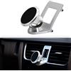 Cookiss Porta Cellulare Magnetico compatibile con Audi A4 B8 con Audi A5 8T Sportback adatto per smartphone e GPS con supporto per cellulare auto, visione regolabile a 360 gradi (argento)