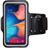 CoverKingz Porta cellulare da corsa per Samsung Galaxy A20e - Porta telefono corsa con tasca portach Galaxy A20e - Portacellulare per correre Fascia braccio smartphone Nera
