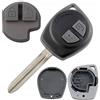 AWPARTS - Guscio chiave auto - Guscio chiave radio - Auto telecomando alloggiamento chiave auto compatibile con Fiat Sedici Suzuki Sx4, Alto, Swift, Opel Agila