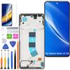 HLYGZX Display di ricambio per Xiaomi Redmi Note 13 4G LCD Schermo TFT 23129RAA4G Display Touch Digitizer Assembly Kit parti di riparazione (nero con cornice, senza impronte digitali)