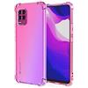 Dedux Cover per Xiaomi Mi 10 Lite 5G, Custodia Trasparente Gradiente Protettivo TPU Case, Ultra Sottile Rinforzo a Quattro Angoli Cover (Rosa/Viola)