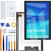 HLYGZX Display Schermo per Lenovo Tab M10 HD TB-X505 Nero