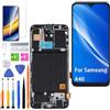 HLYGZX Display per Samsung Galaxy A40 LCD di ricambio TFT, A405F A405FN A405FN A405FM Display Touch Digitizer Assembly Kit di riparazione (nero con cornice)