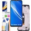 HLYGZX Display Originale di Ricambio per Schermo LCD Redmi 10 5G, per Redmi Note 11e Display Touch Digitizer Assembly Kit Parti di Riparazione (Nero con Cornice)