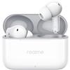 realme Buds Cuffie True Wireless T200, Driver Dynamic Bass da 12,4 mm, Cancellazione attiva del rumore fino a 32 dB, Fino a 50 ore di riproduzione, Connessione a due dispositivi 2.0, White