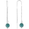 Schmuck Les Poulettes LES POULETTES BIJOUX - Orecchini Catena Argento 925 Perla di Amazzonite