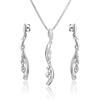 LillyMarie Set Di Gioielli In Argento Sterling Con Pendente E Orecchini
