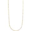 Purelei Liilii Collana Lunga da Donna - Catena a Maglie in Acciaio Inox Delicata Placata Oro o Argento - Collana Regolabile 55-60 cm - Collana Minimalista da Stratificare e Base per Charm, Eine Grösse