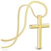 SERASAR Croce Collana Donna Gioielli D'oro Catena 585 Genuini per Donne Impermeabili Regalo la Festa Della Mamma Natale