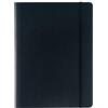 Fabriano Ecoqua Plus - Taccuino a spirale nascosto, 14,7 x 21,1 cm, formato A5, a righe, colore: Nero