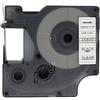 Brovacs - Nastro per etichette nero su trasparente compatibile con DYMO D1, confezione da 1, 19 mm x 7 m, OPA2300