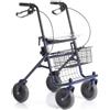MORETTI SpA Moretti Rollator Pieghevole in Acciaio Blu con 4 Ruote