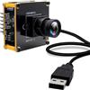 ELP Fotocamera USB da 48 MP, modulo fotocamera USB 8 K, obiettivo grandangolare, fotocamera per PC, fotocamera Lightburn, per monitoraggio laser octoprint, stampante 3D, 6000P, telecamera di