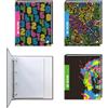 BM ARTI GRAFICHE RACCOGLITORE AD ANELLI BM A4 DORSO 3 CM FLUO 0122640
