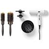 JRL PROFESSIONAL JRL FORTE PRO KIT ASCIUGACAPELLI 2020H ONYX BIANCO + SPAZZOLA TERMICA 32 MM + SPAZZOLA TERMICA 53 MM