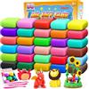 FENSHWIN Argilla da Modellare, 30 Colori Pasta Modellabile Magica Essiccante All'aria per Bambini, Regalo per Ragazzi e Ragazze Dai 3 ai 12 Anni