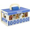 Breyer Farm Wood Carry Stabile con Cavalli