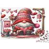 KQJZXNHPGR Gnomo di San Valentino Puzzle 1000 Pezzi Carta per Adulti Decorazione Cuore Puzzle per Famiglia Relax Regalo 38x26cm/1000pcs
