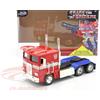 Jada - Transformers Optimus prime, 253115010, +8 anni, die-cast, scala 1:24, funzionamento a ruota libera, da collezione